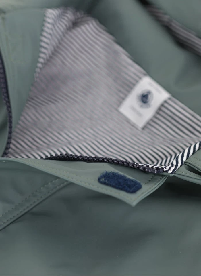 PETIT BATEAU Ciré à Capuche | Kaki 6 PETIT BATEAU Ciré à Capuche | Kaki – Image 4