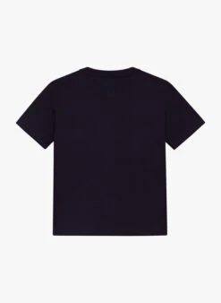 PETIT BATEAU Tee-shirt Col Rond Sérigraphié En Coton Bio | Noir -Petit Bateau 4152291