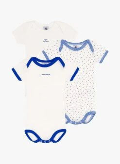 PETIT BATEAU Lot De 3 Bodies En Coton | Multicolore