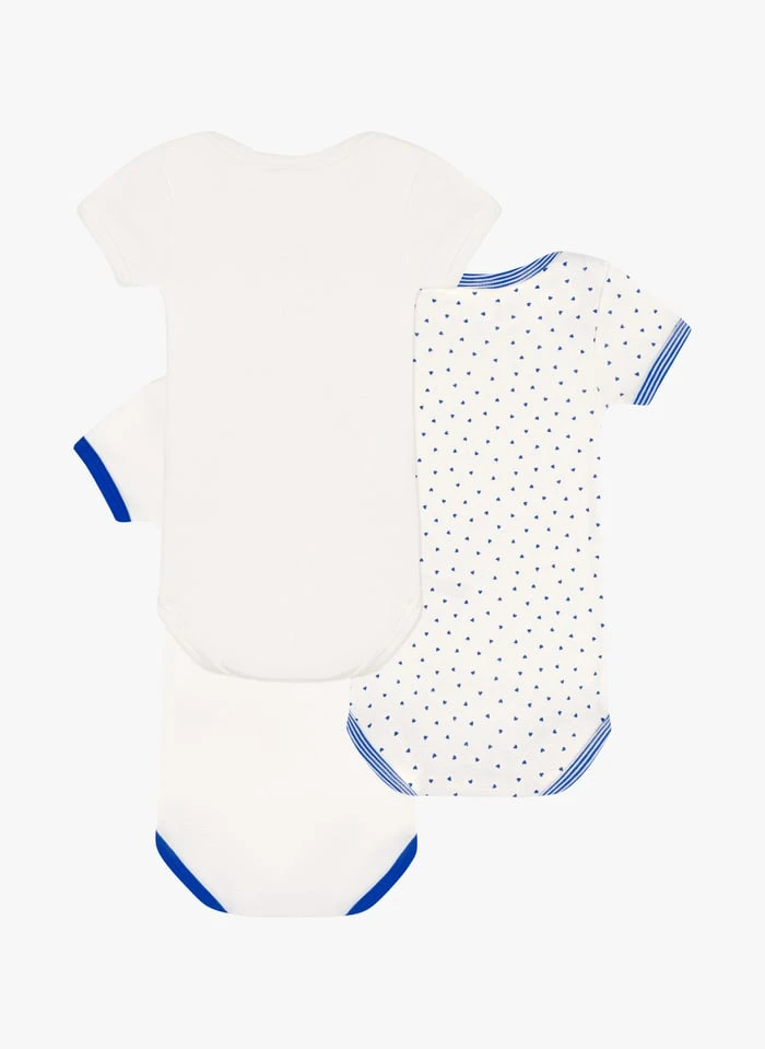 PETIT BATEAU Lot De 3 Bodies En Coton | Multicolore 4 PETIT BATEAU Lot De 3 Bodies En Coton | Multicolore – Image 2