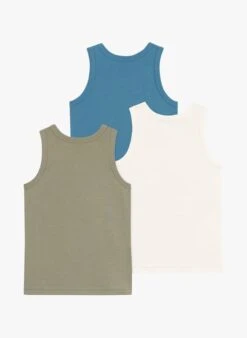 PETIT BATEAU Lot De 3 Débardeurs En Coton | Multicolore -Petit Bateau 4152343