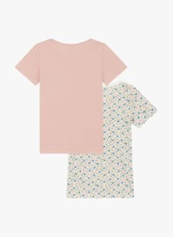 PETIT BATEAU Lot De 2 Tee-shirt Col Rond En Coton | Multicolore -Petit Bateau 4152358