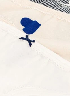 PETIT BATEAU Lot De 3 Culottes En Coton Bio | Multicolore -Petit Bateau 4152374