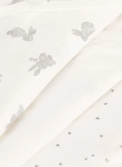 PETIT BATEAU Lot De 3 Bodies Lapins En Coton Bio | Multicolore -Petit Bateau 4157344