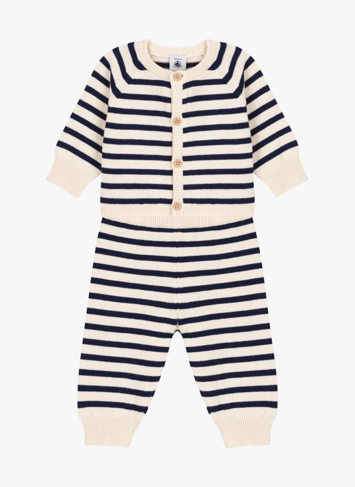 PETIT BATEAU Ensemble 2 Pièces à Rayures | Noir 3 PETIT BATEAU Ensemble 2 Pièces à Rayures | Noir