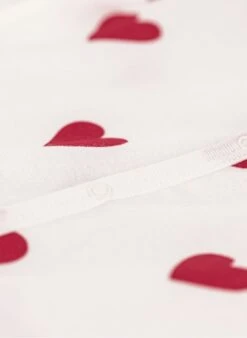 PETIT BATEAU Combinaison Courte Coeur En Coton Bio | Orange 7 PETIT BATEAU Combinaison Courte Coeur En Coton Bio | Orange -Petit Bateau 4157378