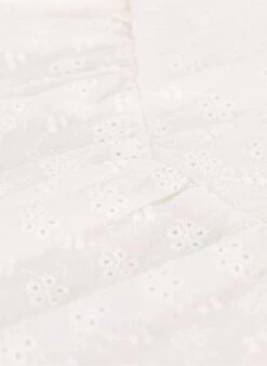 PETIT BATEAU Robe Avec Bloomer En Broderie Anglaise | Blanc -Petit Bateau 4158848