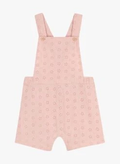 PETIT BATEAU Salopette En Broderie Anglaise En Coton | Rose