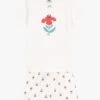 PETIT BATEAU Pyjama Short Fleurs En Coton Bio | Multicolore -Petit Bateau 4158898
