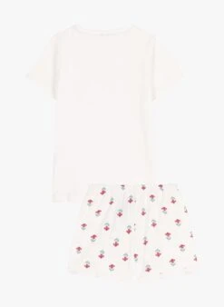 PETIT BATEAU Pyjama Short Fleurs En Coton Bio | Multicolore 8 PETIT BATEAU Pyjama Short Fleurs En Coton Bio | Multicolore -Petit Bateau 4158900