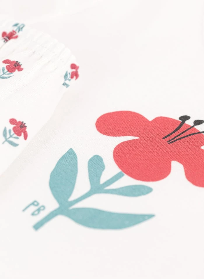 PETIT BATEAU Pyjama Short Fleurs En Coton Bio | Multicolore 6 PETIT BATEAU Pyjama Short Fleurs En Coton Bio | Multicolore â Image 4