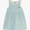 PETIT BATEAU Robe Col Rond En Tissu éponge | Bleu -Petit Bateau 4158905