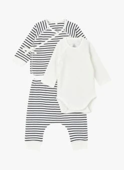 PETIT BATEAU Ensemble De Naissance 3 Pièces En Coton Bio | Noir 7 PETIT BATEAU Ensemble De Naissance 3 Pièces En Coton Bio | Noir -Petit Bateau 4158936