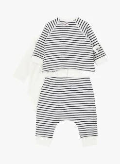 PETIT BATEAU Ensemble De Naissance 3 Pièces En Coton Bio | Noir 8 PETIT BATEAU Ensemble De Naissance 3 Pièces En Coton Bio | Noir -Petit Bateau 4158937