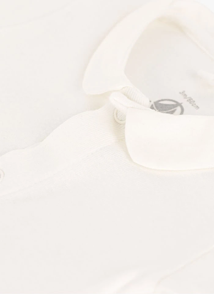 PETIT BATEAU Body Avec Col Claudine En Coton | Blanc 5 PETIT BATEAU Body Avec Col Claudine En Coton | Blanc – Image 3