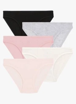 PETIT BATEAU Lot De 5 Culottes En Coton | Multicolore