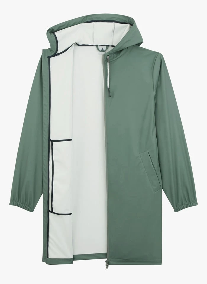 PETIT BATEAU Ciré à Capuche | Kaki 6 PETIT BATEAU Ciré à Capuche | Kaki – Image 4