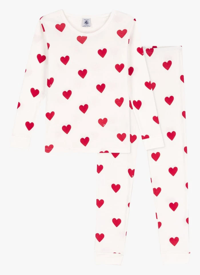 PETIT BATEAU Ensemble De Pyjama En Coton à Imprimé | Orange 3 PETIT BATEAU Ensemble De Pyjama En Coton à Imprimé | Orange