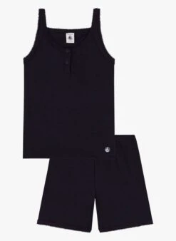 PETIT BATEAU Pyjama Court | Noir