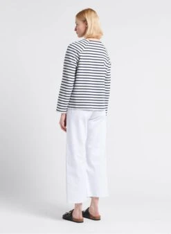 PETIT BATEAU Tee-shirt Col Rond à Rayures En Coton | Noir -Petit Bateau 4175710