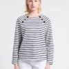 PETIT BATEAU Tee-shirt Col Rond à Rayures En Coton | Noir