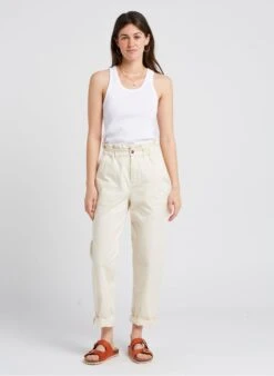 PETIT BATEAU Débardeur Col Rond En Coton | Blanc -Petit Bateau 4176130