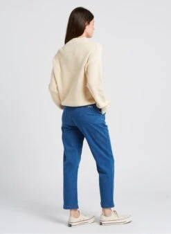 PETIT BATEAU Pull Col Rond En Coton | Beige -Petit Bateau 4176175