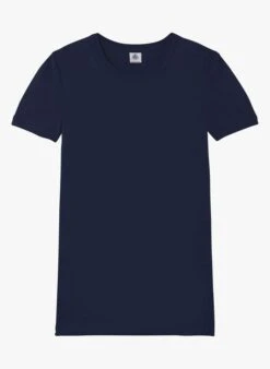 PETIT BATEAU Tee-shirt Col Rond En Coton | Noir