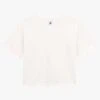 PETIT BATEAU Tee-shirt Col Rond En Coton | Blanc -Petit Bateau 4181346