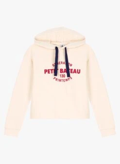 PETIT BATEAU Sweat à Capuche En Coton | Beige