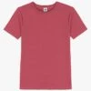 PETIT BATEAU Tee-shirt Col Rond En Coton | Rouge -Petit Bateau 4181437