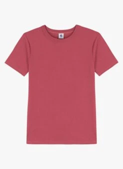 PETIT BATEAU Tee-shirt Col Rond En Coton | Rouge
