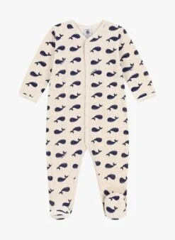 PETIT BATEAU Dors-bien Baleines En Coton Bio | Bleu