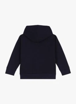 PETIT BATEAU Sweat Zippé à Capuche En Coton | Noir -Petit Bateau 4182159