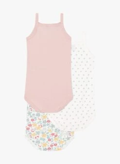 PETIT BATEAU Lot De 3 Bodies Imprimés En Coton | Multicolore -Petit Bateau 4182171