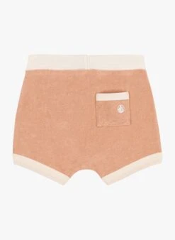 PETIT BATEAU Short à Texture éponge En Coton | Rose -Petit Bateau 4182177