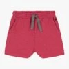 PETIT BATEAU Short En Coton Bio | Rouge -Petit Bateau 4182188