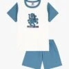 PETIT BATEAU Pyjama Imprimé En Coton | Bleu -Petit Bateau 4182194