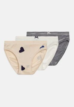 PETIT BATEAU Kids Culottes 3 Pack - Slip - White