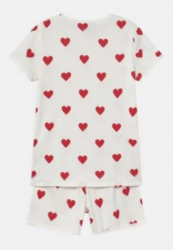 PETIT BATEAU Heart Print - Pyjama - Marshmallow/Terkuit -Petit Bateau 53a8b8160dc04271882d63e09a6c82e2