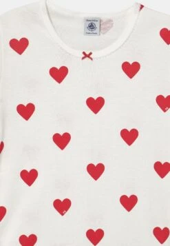 PETIT BATEAU Heart Print - Pyjama - Marshmallow/Terkuit -Petit Bateau 612fe0b0b61b49e699b52c6ab41b7851