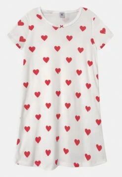 PETIT BATEAU Heart - Chemise De Nuit / Nuisette - Marshmallow/Terkuit