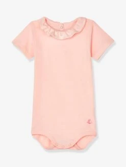 Body Manches Courtes Bébé à Collerette En Coton PETIT BATEAU -Petit Bateau body manches courtes bebe a collerette en coton petit bateau 2