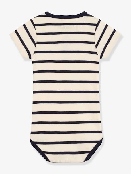 Body Manches Courtes Col Tunisien En Coton Bio PETIT BATEAU 3 Body Manches Courtes Col Tunisien En Coton Bio PETIT BATEAU