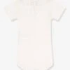 Body Manches Courtes Collerette En Coton Bio PETIT BATEAU -Petit Bateau body manches courtes collerette en coton bio petit bateau