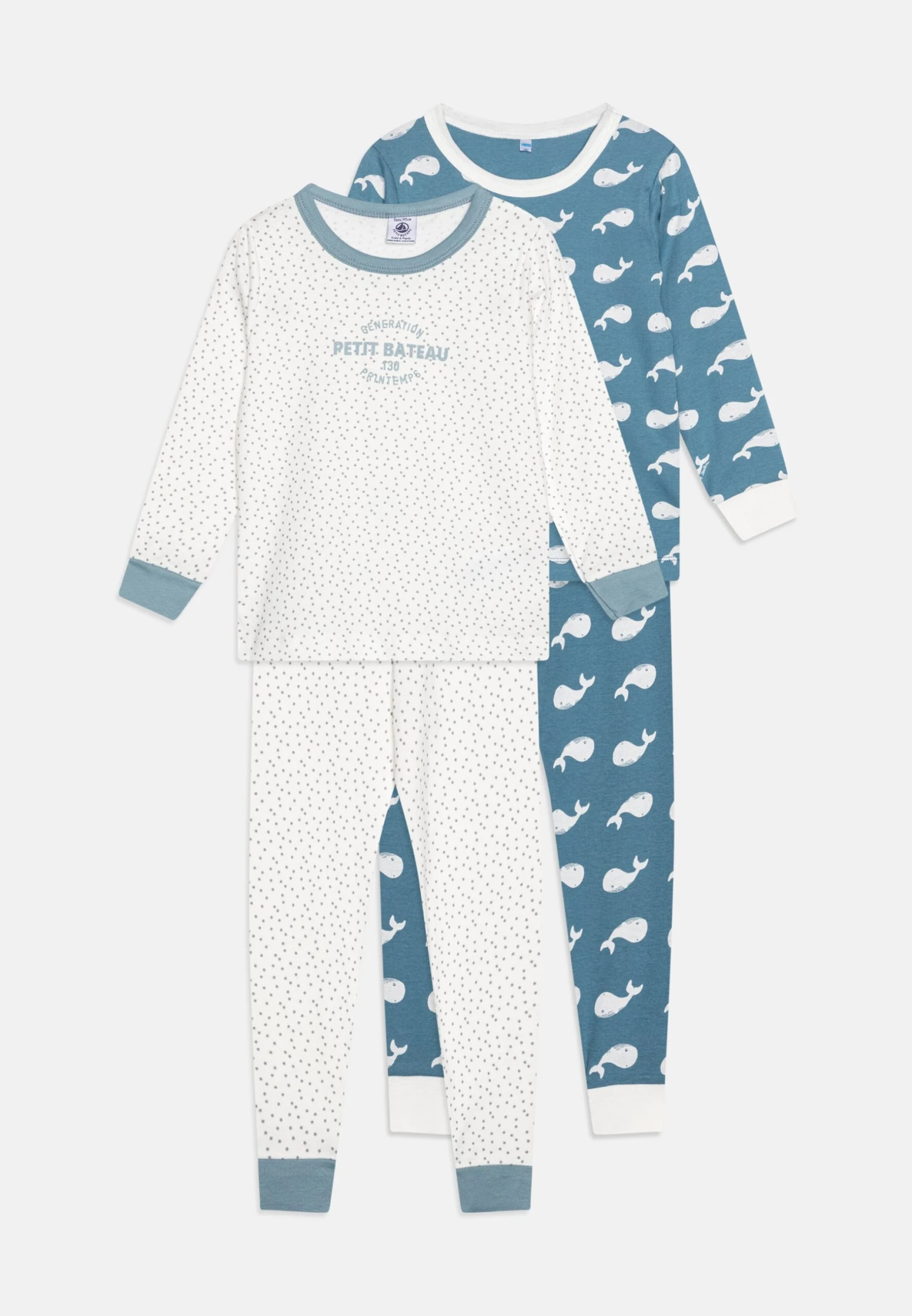 PETIT BATEAU Unisex 2 Pack - Pyjama - White 3 PETIT BATEAU Unisex 2 Pack - Pyjama - White