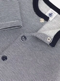 Cardigan Bébé Rayé Milleraies En Jersey épais - PETIT BATEAU