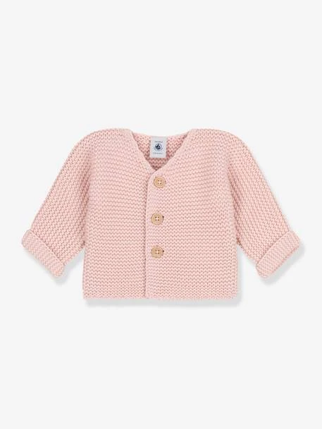 Cardigan Bébé Tricot Point Mousse En Coton Bio PETIT BATEAU 5 Cardigan Bébé Tricot Point Mousse En Coton Bio PETIT BATEAU – Image 3