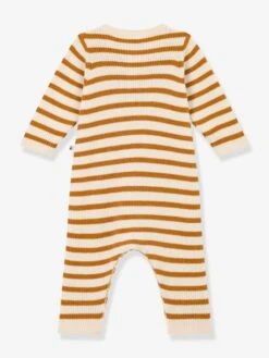 Combinaison Rayée En Tricot Bébé PETIT BATEAU -Petit Bateau combinaison rayee en tricot bebe petit bateau 2