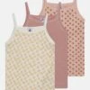 PETIT BATEAU Kids Fleu 3 Pack - Caraco - White/Pink 2 PETIT BATEAU Kids Fleu 3 Pack - Caraco - White/Pink -Petit Bateau ddc34f64ca454d4596d7fb7fbac7dd19